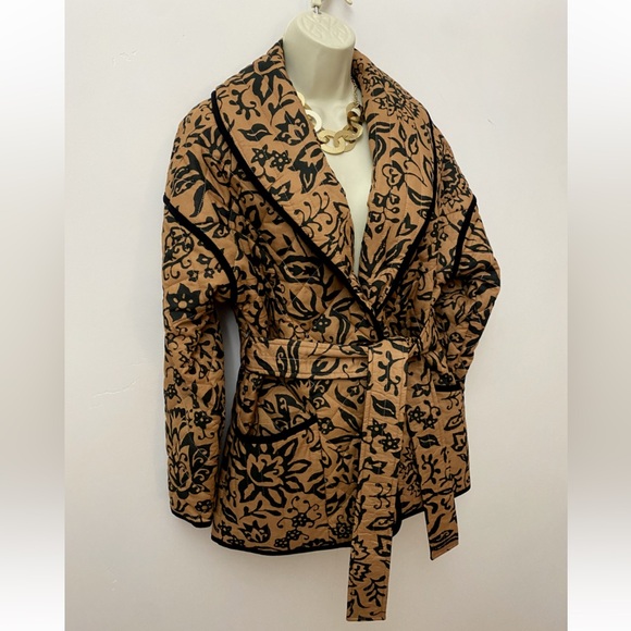 NWT Anthropologie Bagatelle Women’s Quilted Floral Jacket Nordstrom Sz M. NWT. - Picture 5 of 16